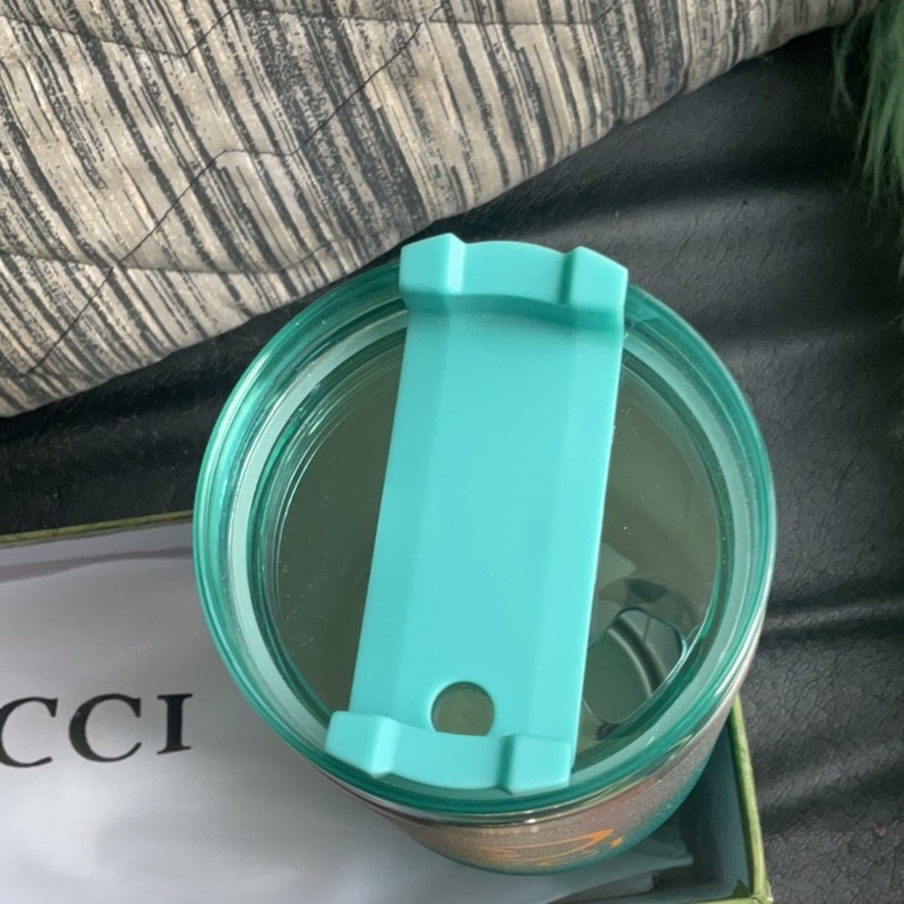 Gucci Teal and Silver Tumbler - Picture 2 of 5